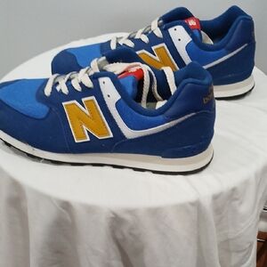New Balance Blue and Yellow Classic Sneakers